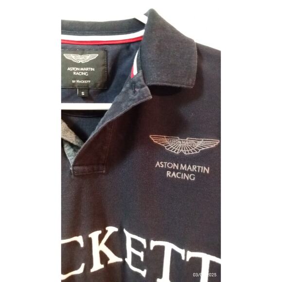 Ashton Martin Hackett Racing Rugby Shirt Size S - Picture 2 of 4